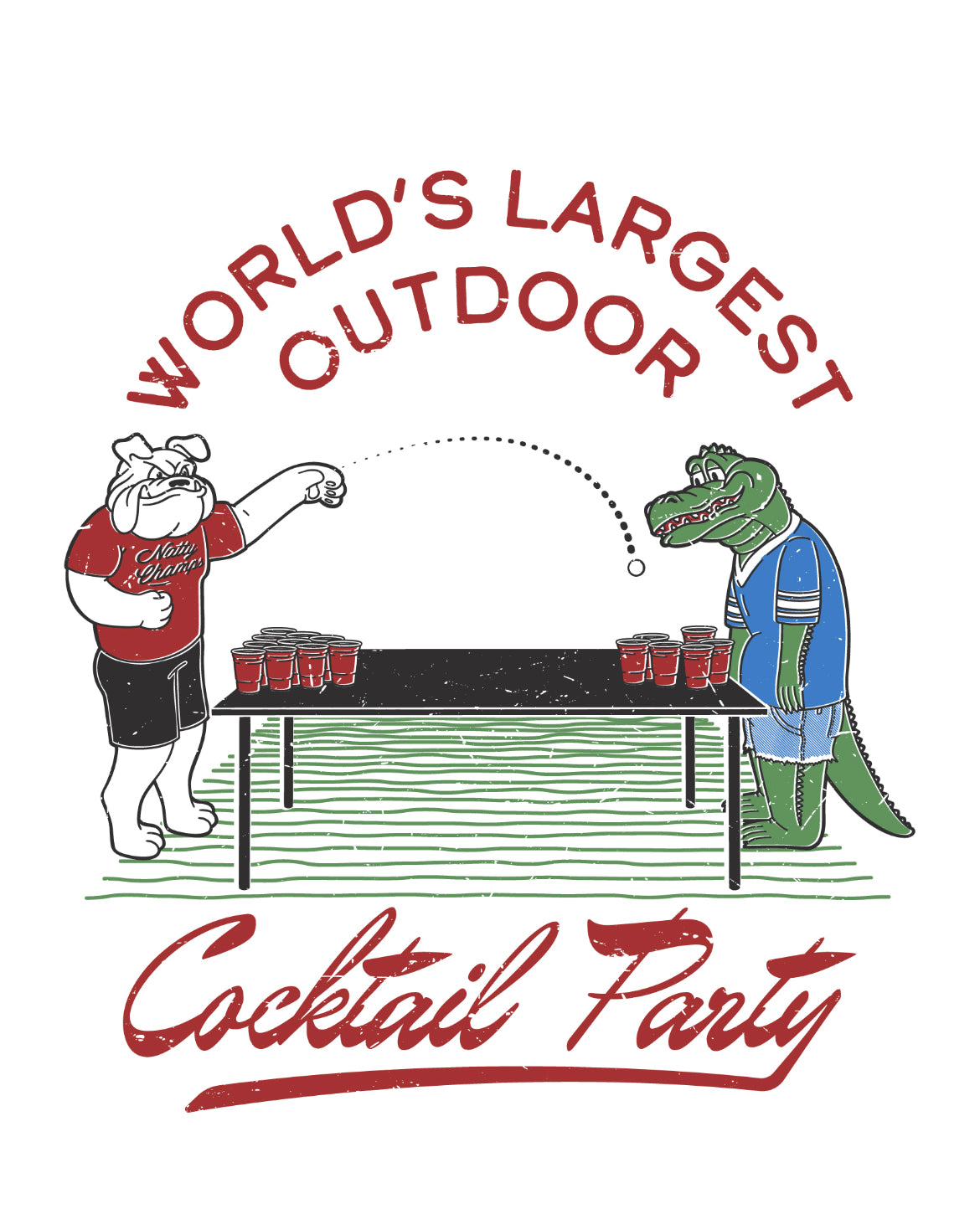 Worlds Largest Outdoor Cocktail Party Tee