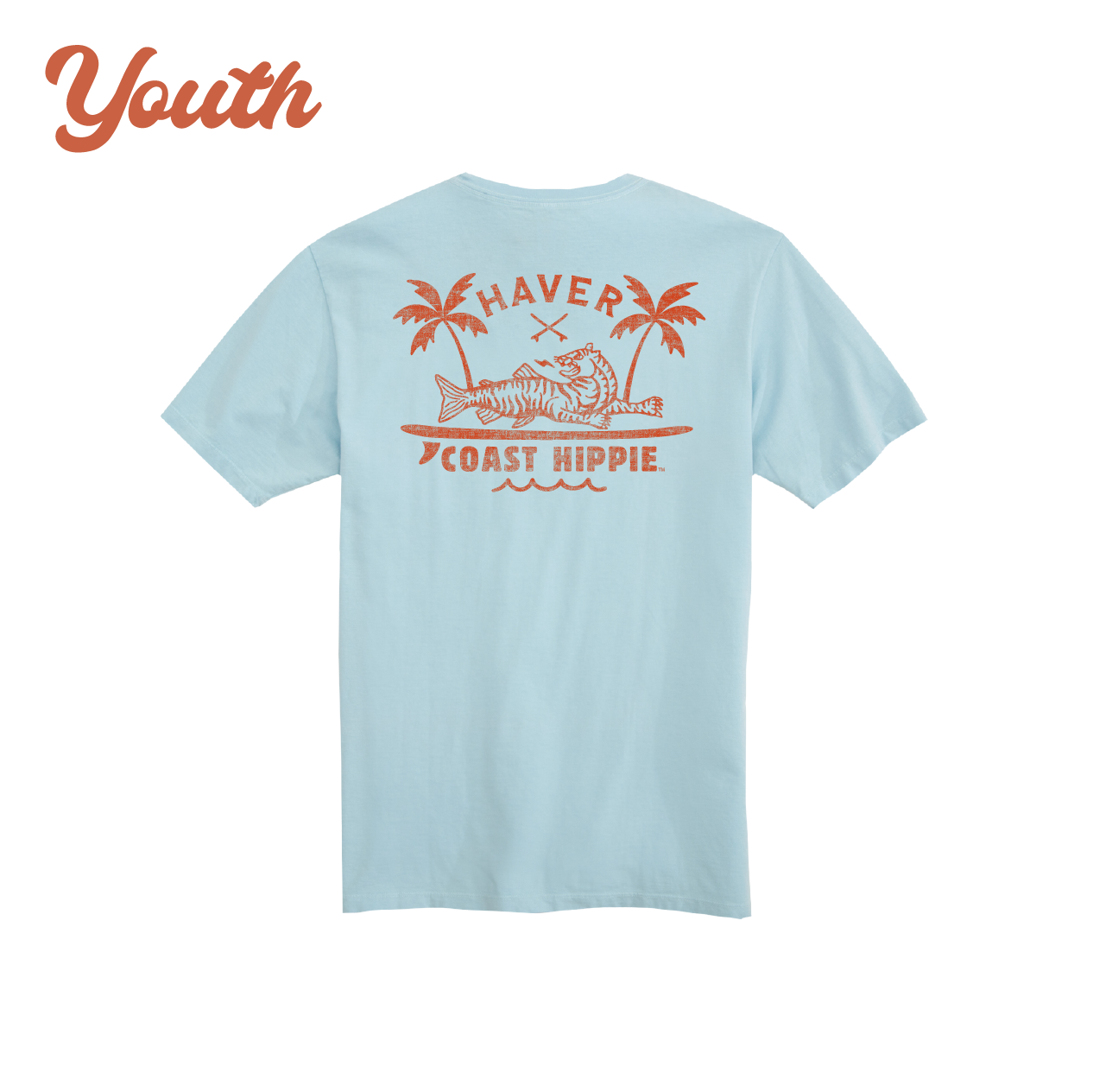 Coast Hippie x Haver Youth Tee  |  Chambray